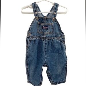 Vintage Oshkosh B’gosh Denim Overalls Size 3-6 Months